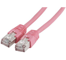 Gembird Cablexpert Patch kabel FTP CAT6, stíněný - 1m - růžová PP6-1M/RO