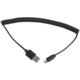 Gembird CABLEXPERT kabel USB A Male/Micro B Male 2.0, 1,8m, kroucený, černá