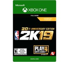 NBA 2K19 - 20th Anniversary Edition (Xbox ONE) - elektronicky_644199976