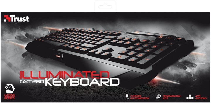 Trust GXT 280 LED Illuminated Gaming Keyboard, CZ/SK_1742455517
