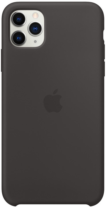 Apple silikonový kryt na iPhone 11 Pro Max, černá_1858567573
