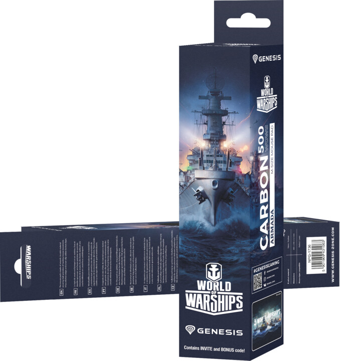 Genesis Carbon 500 World of Warships Armada, M, modrá_1799091699