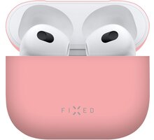FIXED ultratenké ochranné pouzdro Silky pro Apple AirPods (2021), růžová_389368031