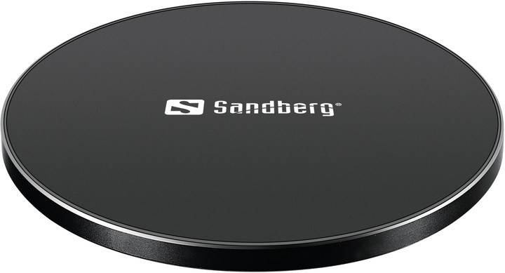 Sandberg bezdrátová nabíječka Qi, podložka, Wireless Charger Pad 10W Alu_1615772895