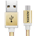 ADATA Micro USB kabel pletený, 1m, zlatý