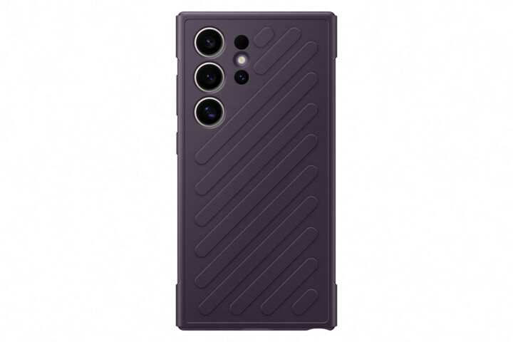 Samsung tvrzený zadní kryt Shield Case pro Galaxy S24 Ultra, tmavě fialová_337043880