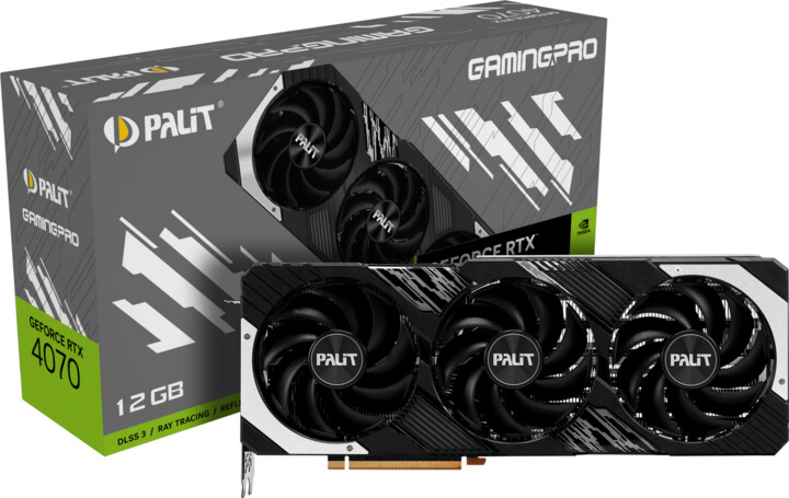 PALiT GeForce RTX 4070 GamingPro, 12GB GDDR6X_2024219169
