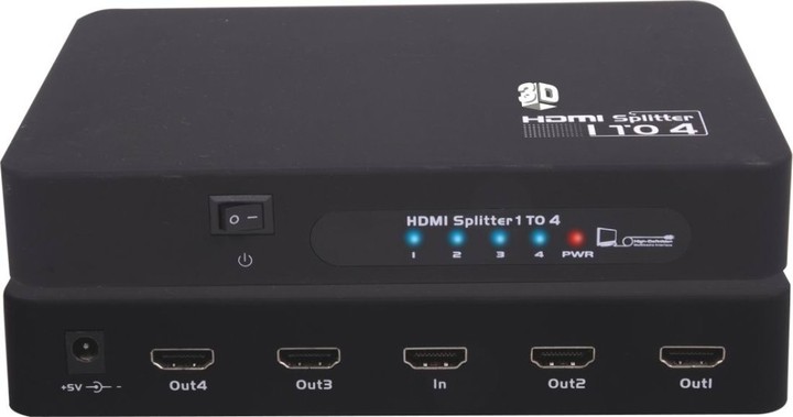 PremiumCord HDMI splitter 1-4 Port_1440315567