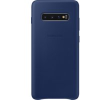 Samsung kožený zadní kryt pro Samsung G975 Galaxy S10+, modrá (Navy)_545989283