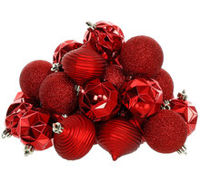 Retlux sada 30 kusů vánočních ozdob v tradiční červené barvě RXL 451_1427925041