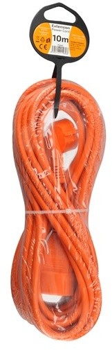 Solight prodlužovací kabel - spojka, 1 zásuvka, 10m, oranžová_2071846650