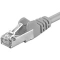 Premiumcord síťový kabel S/FTP Cat 5E - 5m, šedá_240327968