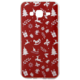 EPICO pružný plastový kryt pro Samsung Galaxy J3 (2016) RED XMAS