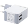 Avacom HomeNOW síťová nabíječka 3,4A se dvěma výstupy (USB-C kabel), bílá