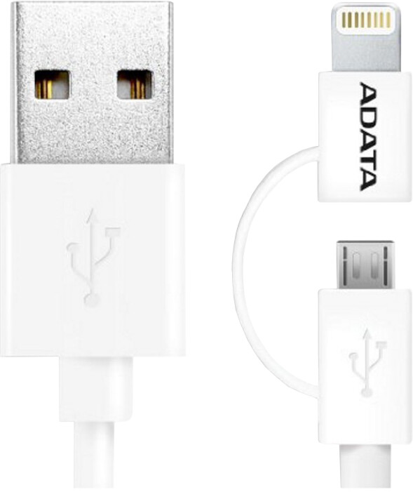 ADATA Synchronizační a napájecí kabel, USB & microUSB, MFi (iPhone, iPad, iPod)