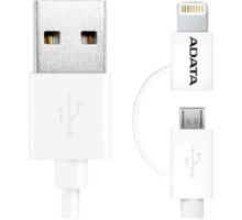 ADATA Synchronizační a napájecí kabel, USB &amp; microUSB, MFi (iPhone, iPad, iPod)_1186481662