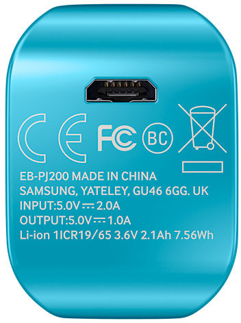 Samsung externí baterie 2100mAh, blue_1490338686