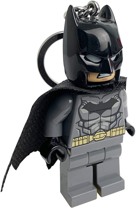 Klíčenka LEGO DC Super Heroes - Grey Batman, svítící figurka_211609466
