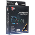 iTek Cosmo Flow - 120mm, Blue LED, 3+4pin, Silent_2020724960