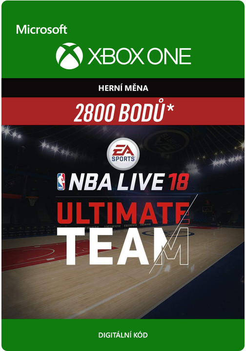 NBA Live 18 - 2800 NBA Points (Xbox ONE) - elektronicky_777678947