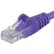 PremiumCord Patch kabel UTP RJ45-RJ45 CAT6, 0.25m, fialová