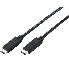C-TECH kabel USB-C 3.2, M/M, 20Gbps, PD 100W, 1m. černá_2138683223