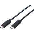 C-TECH kabel USB-C 3.2, M/M, 20Gbps, PD 100W, 1m. černá_2138683223