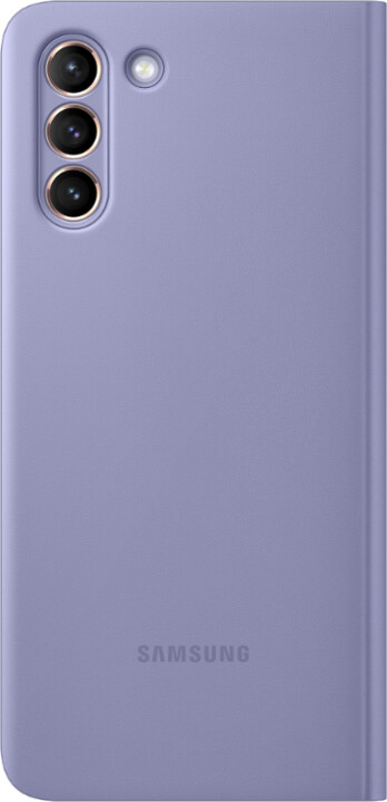 Samsung flipové pouzdro Clear View pro Galaxy S21+, fialová_712074772