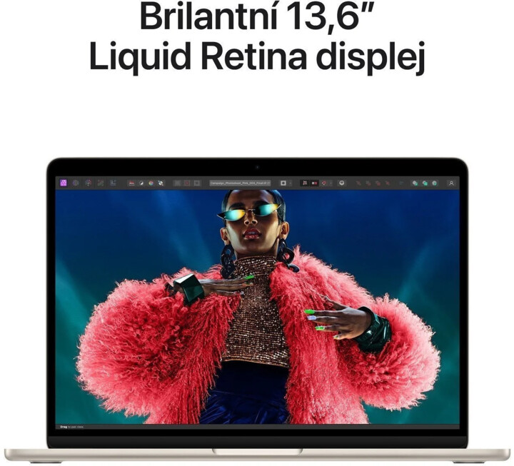 Apple MacBook Air 13, M3 8-core/16GB/512GB SSD/10-core GPU, bílá_522542281