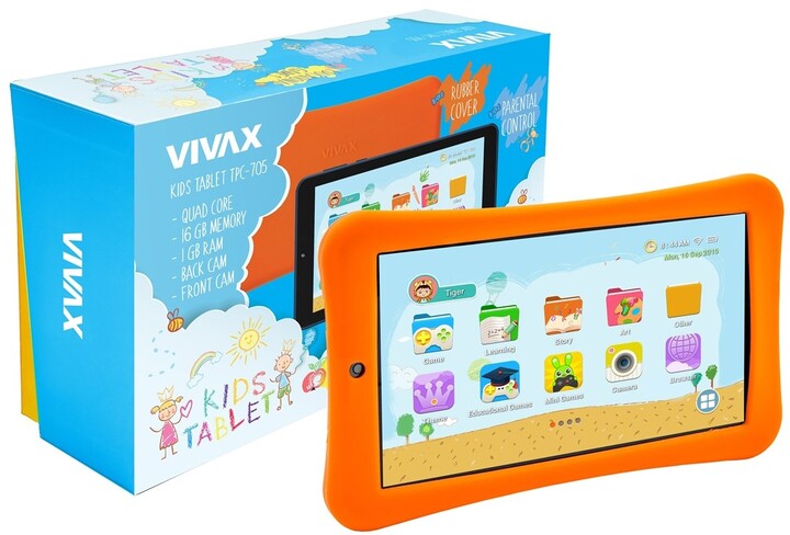 VIVAX tablet TPC-705 Kids, 1GB/16GB, Blue_1155352911