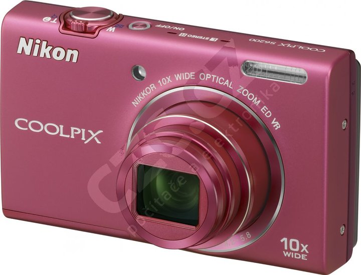 Nikon Coolpix S6200 růžový VMA864E1 | CZC.cz