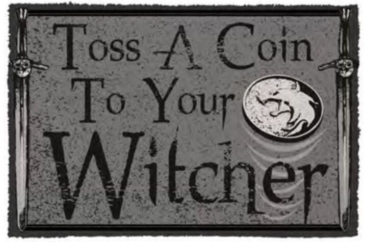 Rohožka The Witcher - Toss A Coin