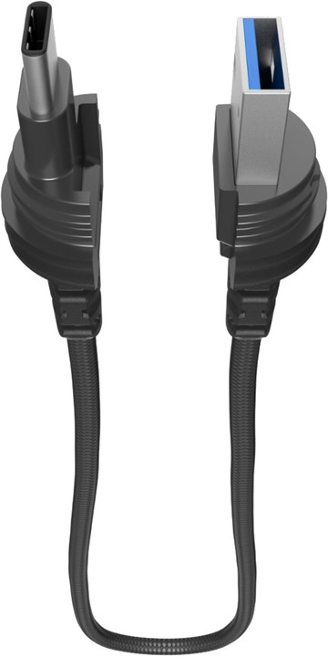 LifeProof USB-A / USB-C kabel ve formě poutka - černý_1013800718