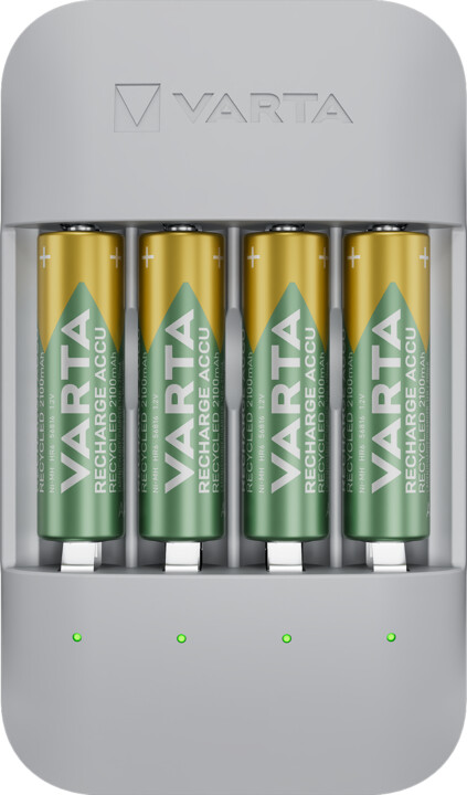 VARTA nabíječka Eco Charger Pro Recycled, včetně 4xAAA 800 mAh Recycled_1016091125