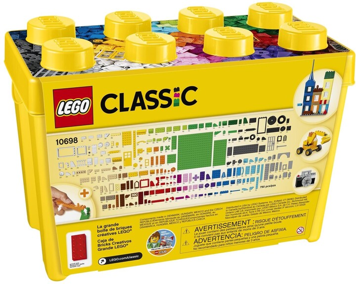 Extra výhodný balíček LEGO® Classic 10698 Velký kreativní box a 11023 Zelená podložka na stavění_1835463044