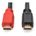 Digitus kabel HDMI - HDMI, M/M, pozlacené konektory, s aktivním zesílením, Ethernet, 10m, černá_1528913117