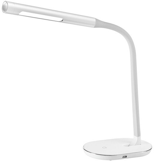 Solight LED stolní lampička stmívatelná, 8W, 4500K, USB, bílá_218797759
