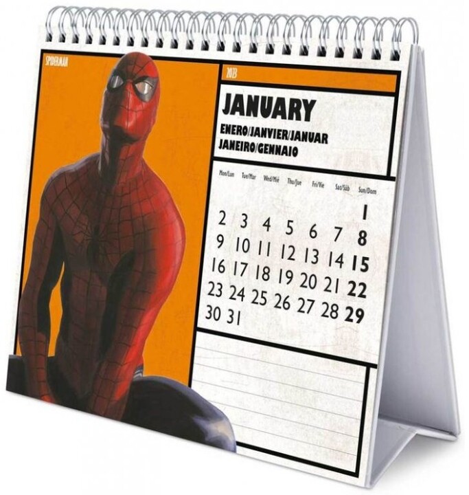 Kalendář 2023 Marvel - Comics Deluxe, stolní_2073572208