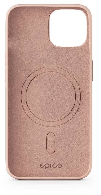 EPICO silikonový zadní kryt s podporou MagSafe pro iPhone 15, růžová_1962911710
