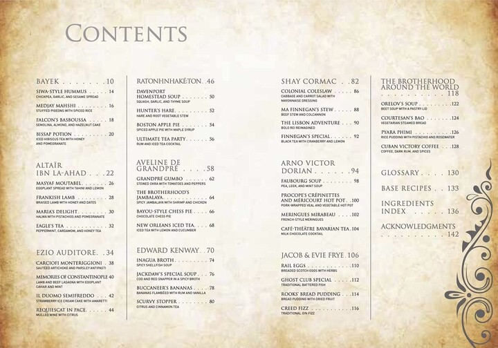 Kuchařka Assassin&#39;s Creed: The Culinary Codex, ENG_1237243956
