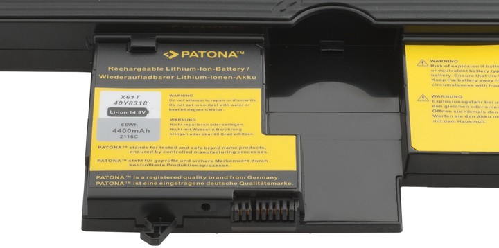 Patona baterie pro IBM, THINKPAD X60 4400mAh Li-Ion 14,8V_135237830