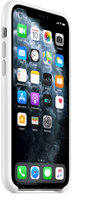 Apple silikonový kryt na iPhone 11 Pro, bílá_415149259