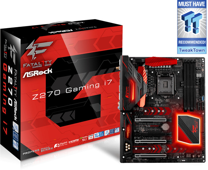ASRock Fatal1ty Z270 Professional Gaming i7 - Intel Z270_398631150