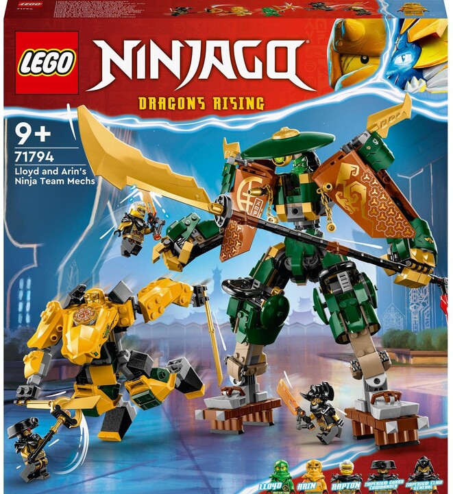 LEGO® NINJAGO® 71794 Lloyd, Arin a jejich tým nindža robotů_1611676173