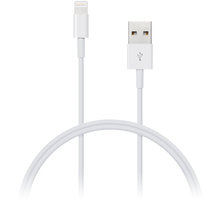 CONNECT IT Wirez Apple Lightning USB-A, 0,5 m, bílá