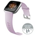 Google Fitbit Versa Lite - Lilac/Silver Aluminum_472666495