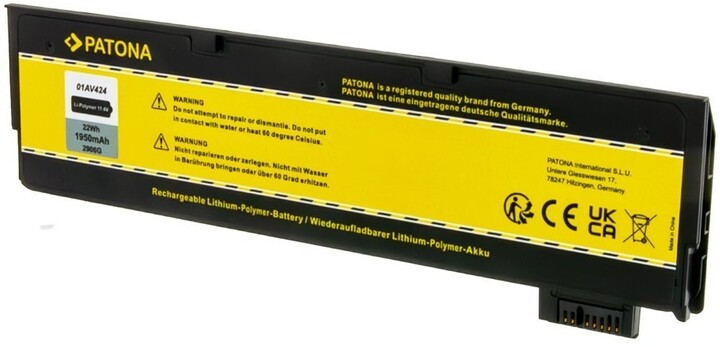 PATONA baterie pro LENOVO Thinkpad T570/A475, 1950mAh, Li-Pol, 11,4V, 01AV424_2070994938