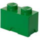 Úložný box LEGO, malý (2), tmavě zelená