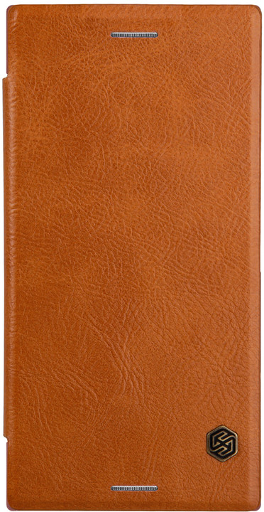 Nillkin Qin Book Pouzdro pro Sony G8142 Xperia XZ Premium, Brown_1203980755