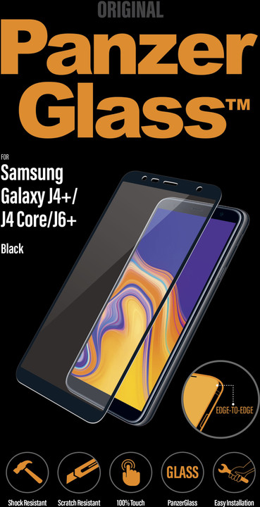 PanzerGlass Edge-to-Edge pro Samsung Galaxy J4+/J6+ černé_1021866104
